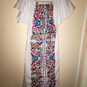 Mexican embroidery dress